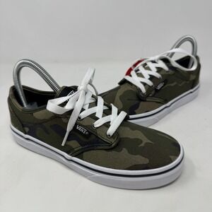 NWOB Vans Skate Shoes Camouflage Camo Lace Up Stye 500714 Youth Size 4.5Y